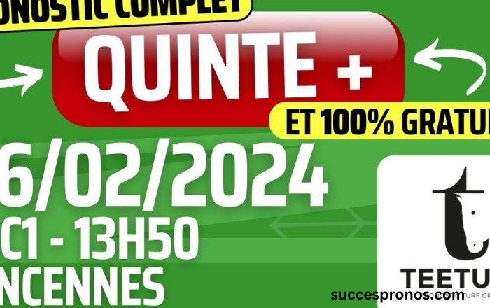 Pronostic Gratuit Turf 100